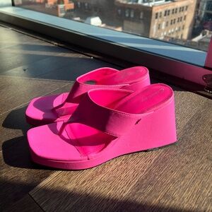 Circus NY Pink heeled sandals